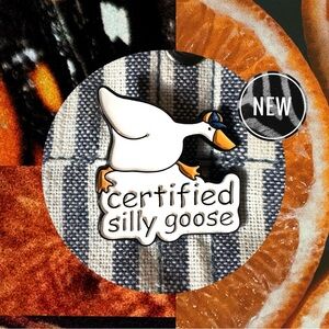 Silly Goose Enamel Pin